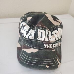 Robin Ruth San Diego Camo Cadet Military Cap Hat Men's Adjustable Cotton